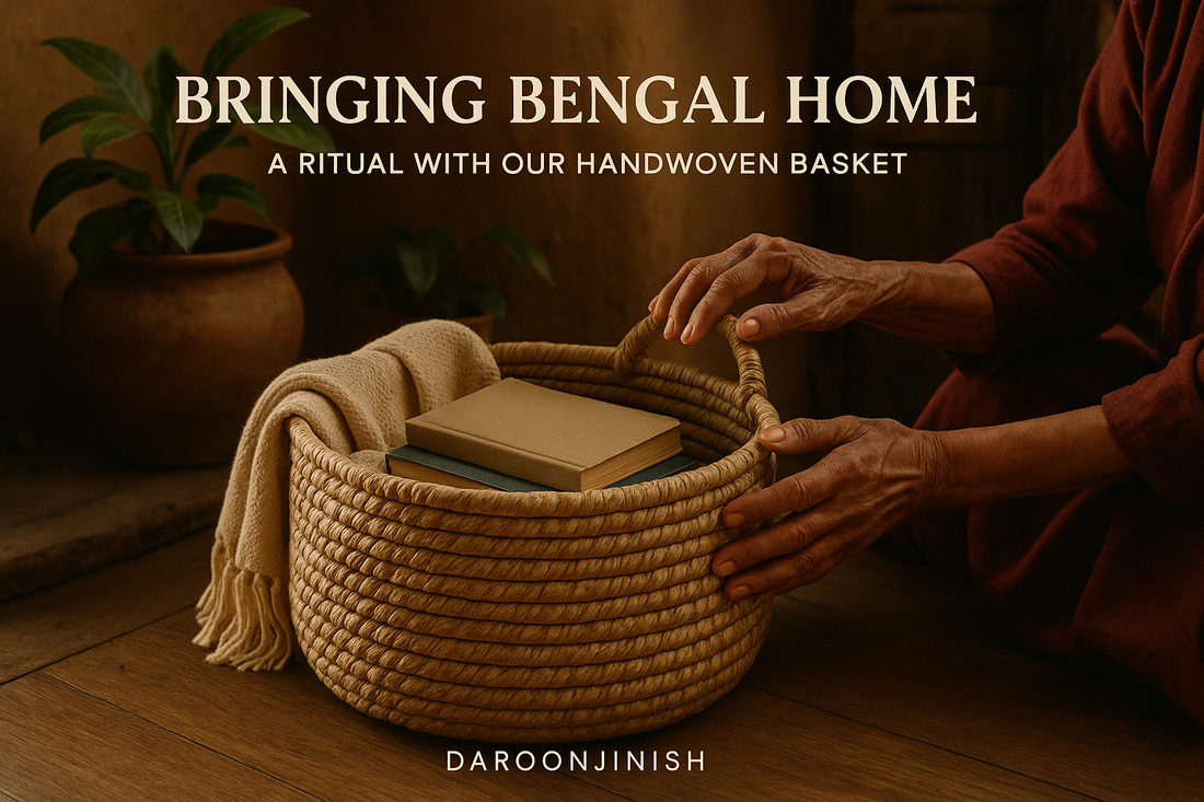 Bringing Bengal Home: A Ritual with Our Handwoven Basket