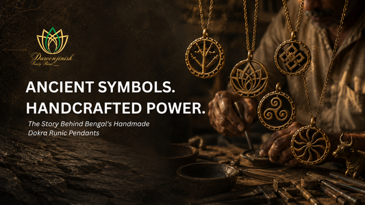 The Story Behind Our Handmade Dokra Runic Pendants