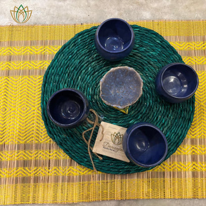 Sea Green Dining Mat – Natural & Serene