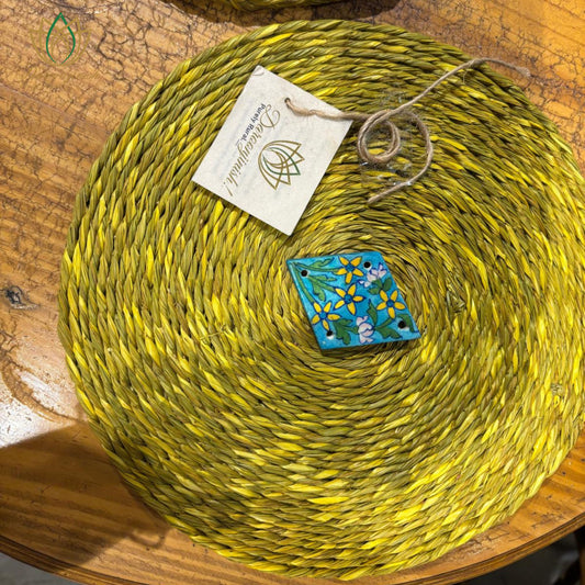 Mustard Yellow Dining Mat – Eco-Friendly & Handcrafted