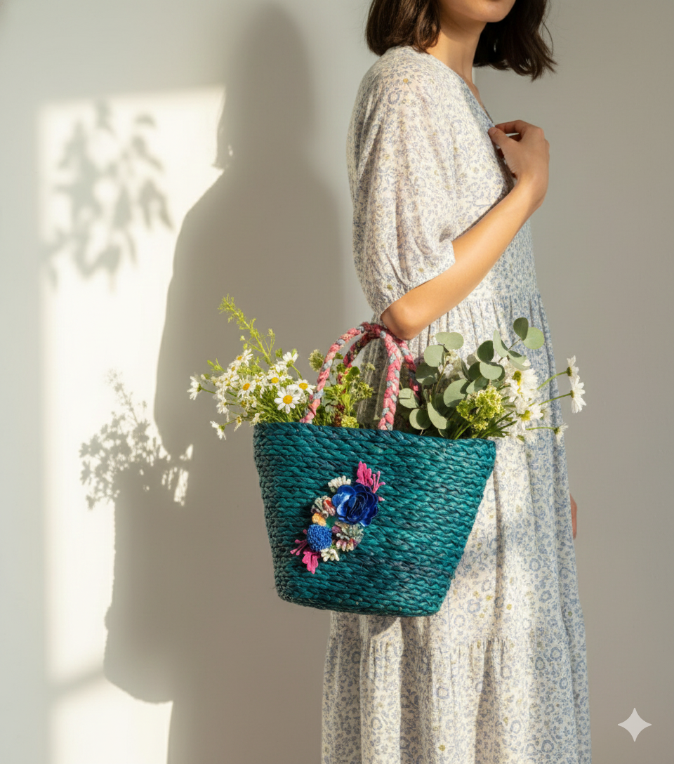 "Trina" Sabai Mini Basket Bags