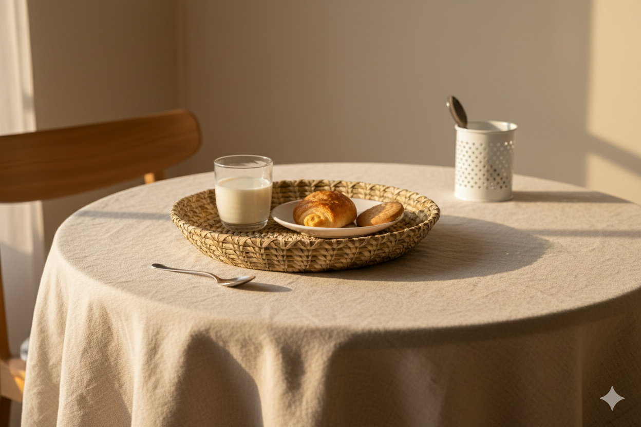 Indigo Handwoven Fruit Basket
