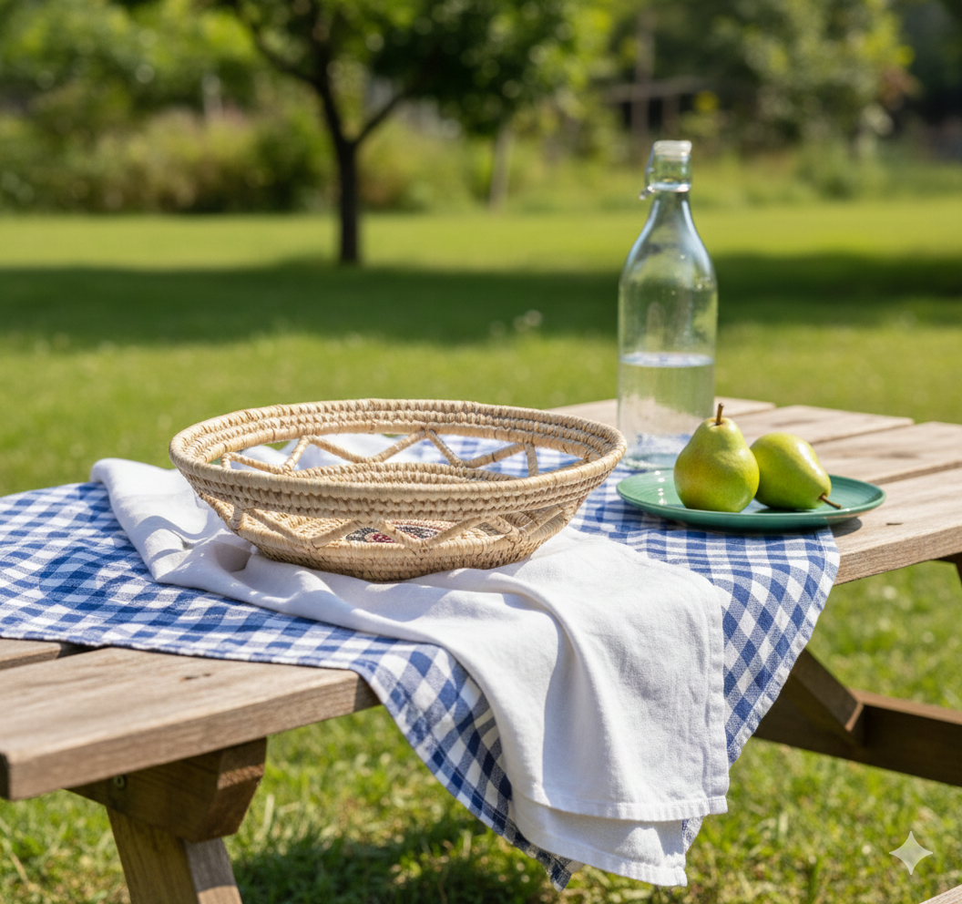 Festive Sabai Grass Basket
