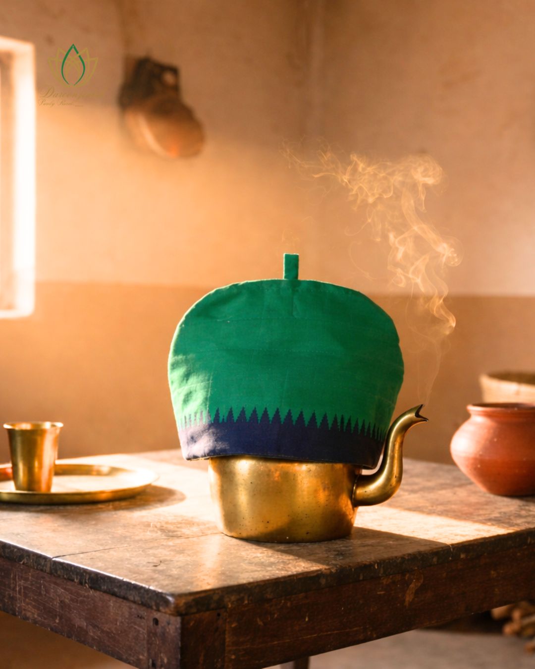 Handcrafted Recycled Cotton Tea Cozy