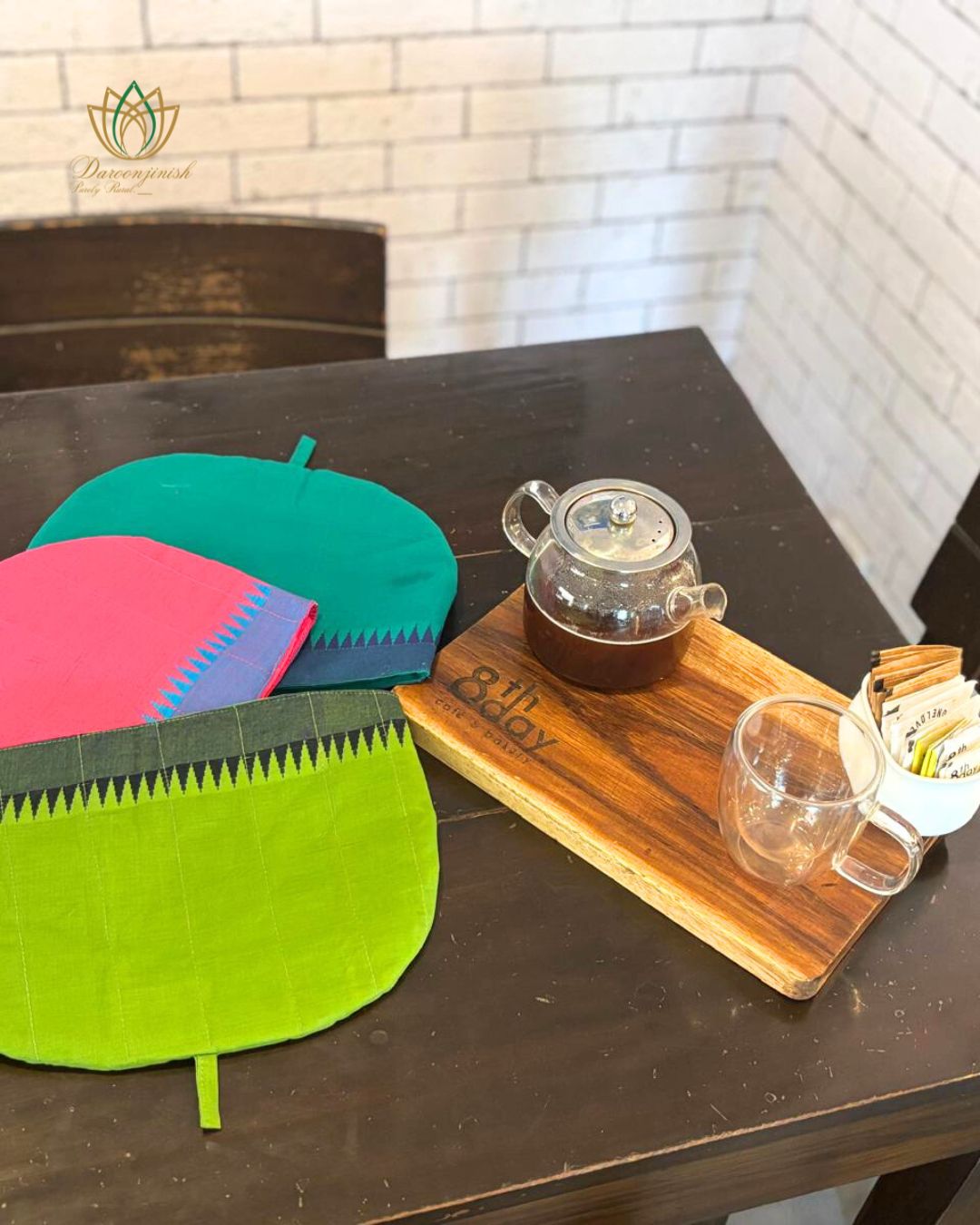 Handcrafted Recycled Cotton Tea Cozy