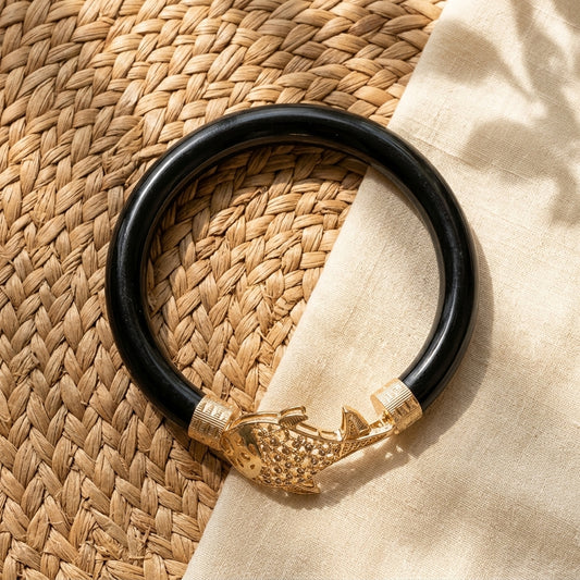 Matsya Pola – 92.5 Hallmarked Sterling Silver Bangle