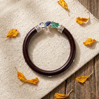 Śikhin Pola | Handcrafted 92.5 Sterling Silver Peacock Pola