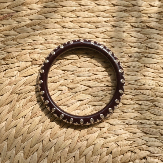 Mallikā Valaya | Handcrafted 92.5 Sterling Silver Pola Bangle
