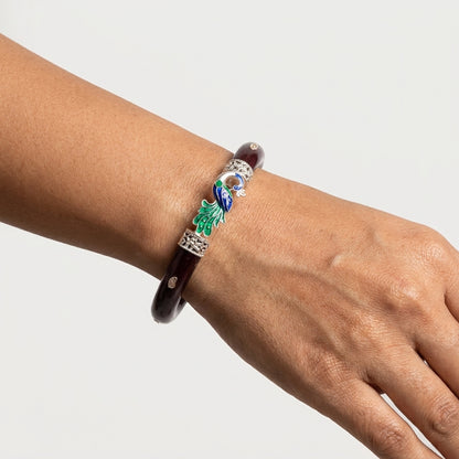 Śikhin Pola | Handcrafted 92.5 Sterling Silver Peacock Pola