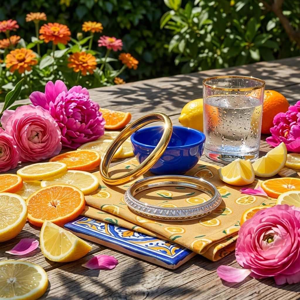 Dvandva Bala – 92.5% Hallmarked Sterling Silver Hand-Carved Bangle with Nickel-Free Gold Polish