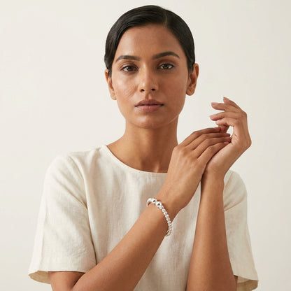 Vīra Bala | Handcrafted 92.5 Sterling Silver Bangle